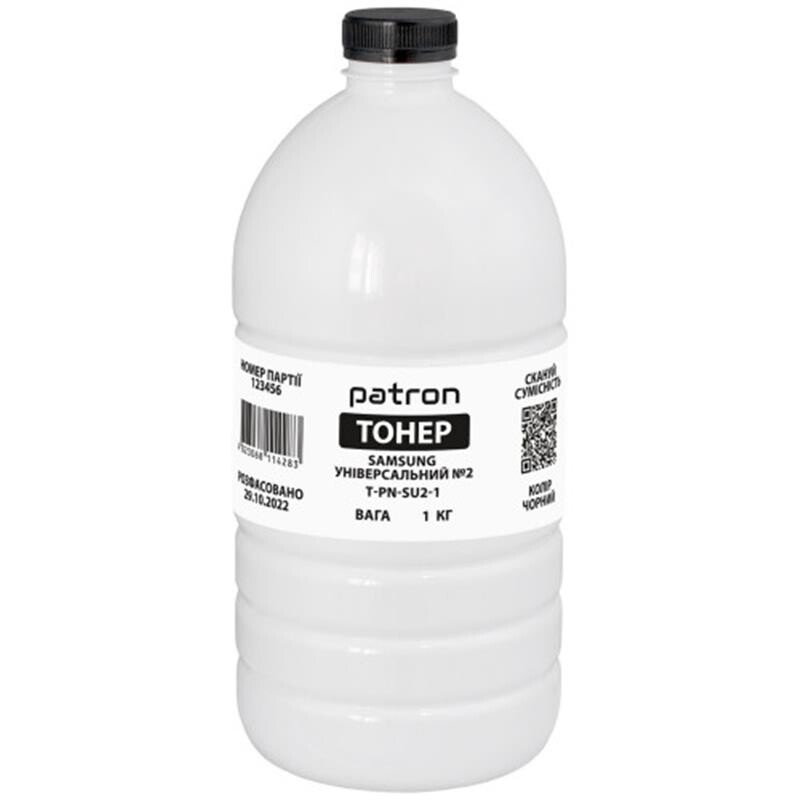 Тонер Patron (PN-SU2-1) Samsung Universal №2 Black, 1 кг