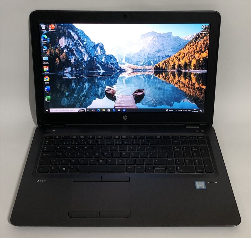 Ноутбук HP ZBook 15U G3 / 15.6" FullHD IPS / i7-6500U / 16GB / 256GB SSD / AMD FirePro W4190, 2GB / Win10Pro / Backlight / сканер відбитка - Б/в