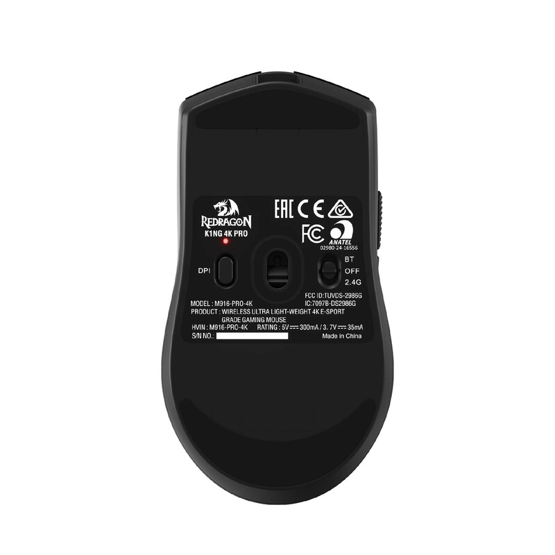 Миша бездротова Redragon K1NG M916 Pro 4K Black (72211)