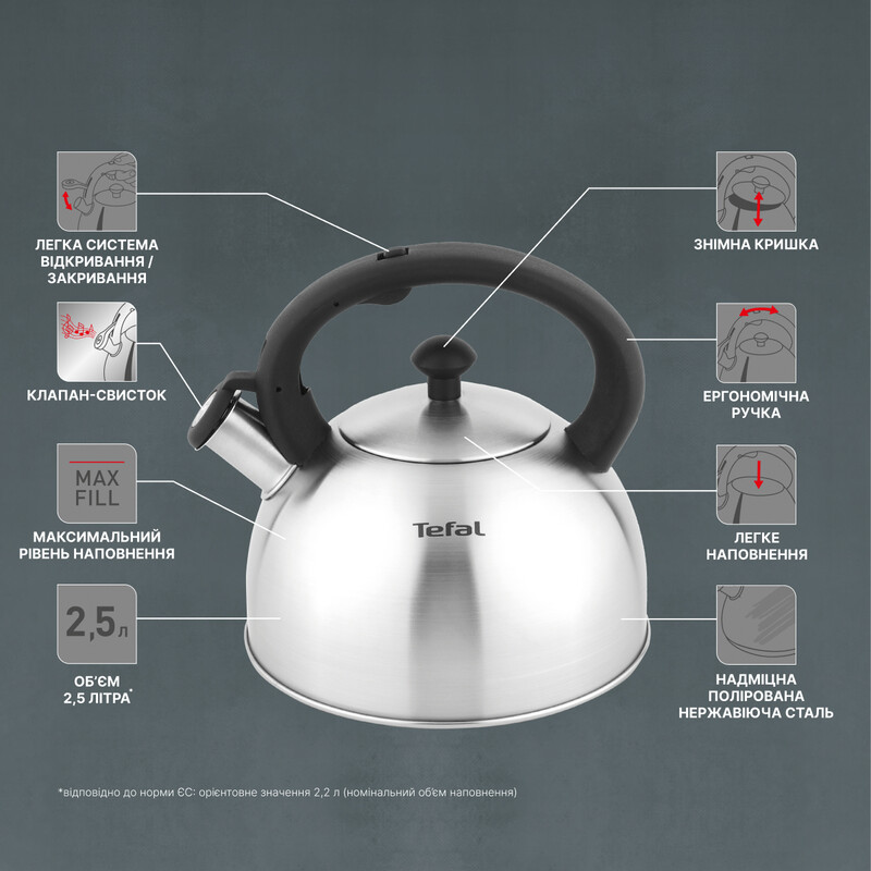Чайник Tefal Duetto+ 2.5 л (N4210310)