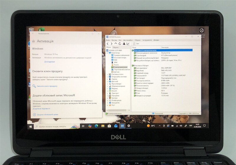 Ноутбук Dell Latitude 3190 2-in-1 / 11.6" (1366x768) IPS Touch / Pentium Silver N5000 / 4GB / 128GB SSD / Win10Pro - Б/у
