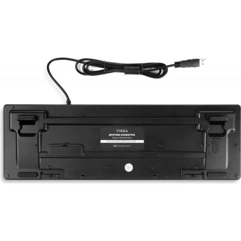 Клавіатура Vinga KBGSM120 Black