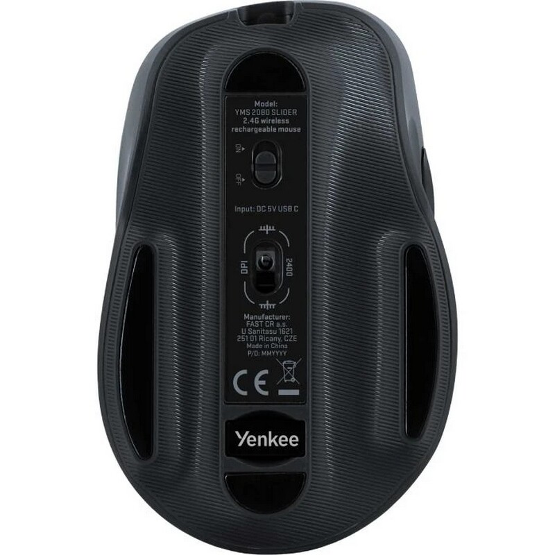 Миша бездротова Yenkee Slider YMS 2080GY Black (45019322)