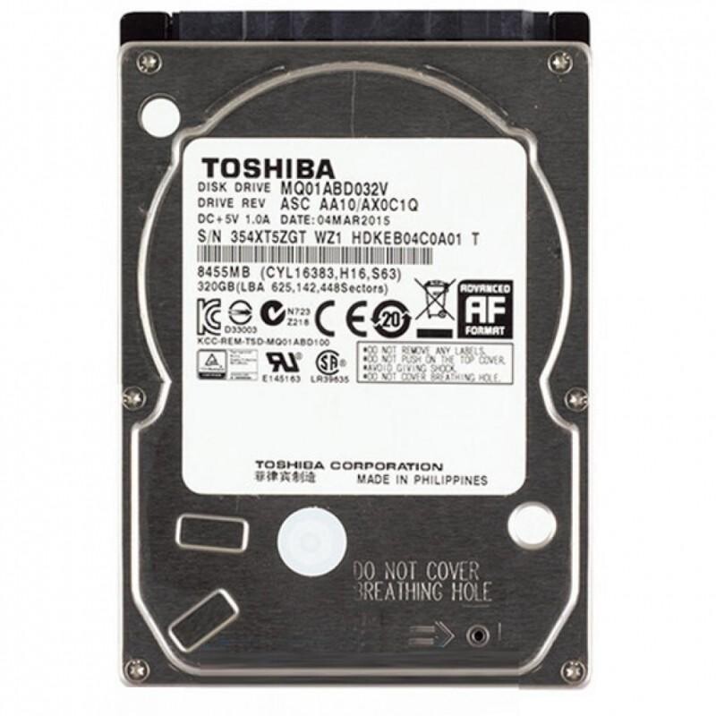 Накопичувач HDD 2.5" SATA 320GB Toshiba 5400rpm 8MB (MQ01ABD032V) Ref
