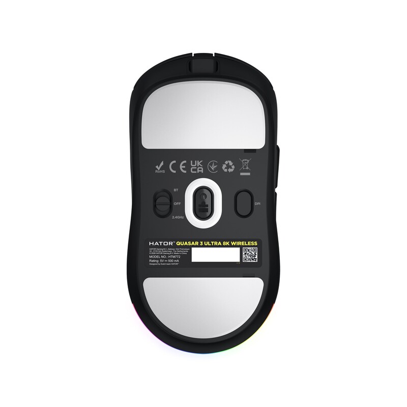 Мышь беспроводная Hator Quasar 3 Ultra 8K Wireless Black Edition (HTM772)