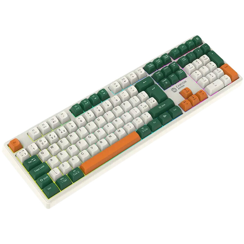 Клавіатура бездротова Canyon Shadder GKW-11 White (CND-SKBW11)