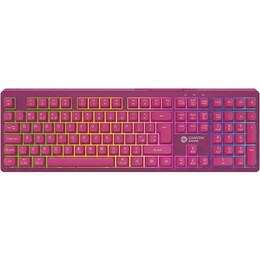 Клавіатура бездротова Canyon Fortnax GKW-2 Pink (CND-SKBW2)