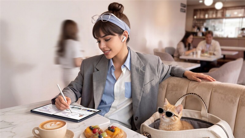 Bluetooth-гарнитура Oppo Enco Air5s Lunar White (ETEF1 White)
