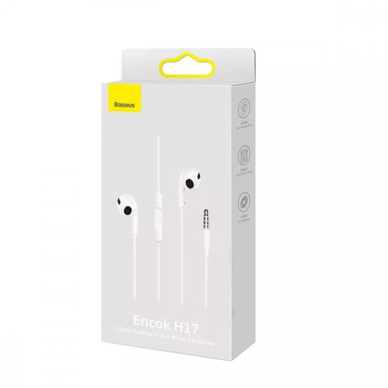 Гарнітура Baseus Encok H17 White (NGCR020002)