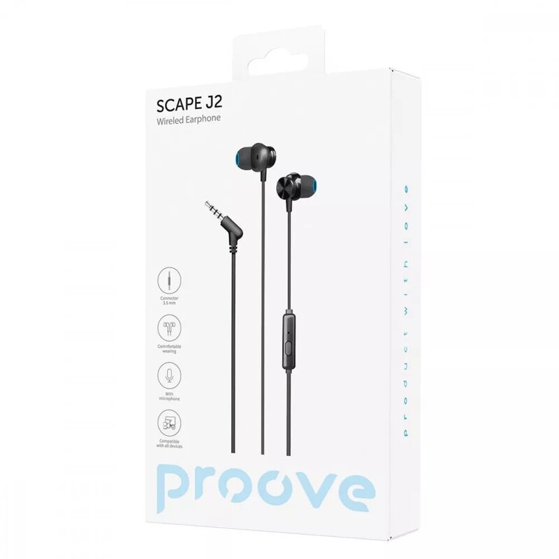 Гарнітура Proove Scape J2 Black (WESJ20000801)