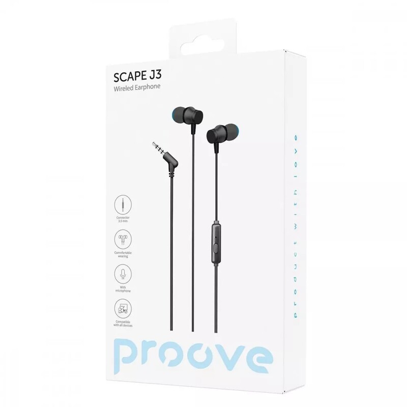 Гарнитура Proove Scape J3 Black (WESJ30000801)