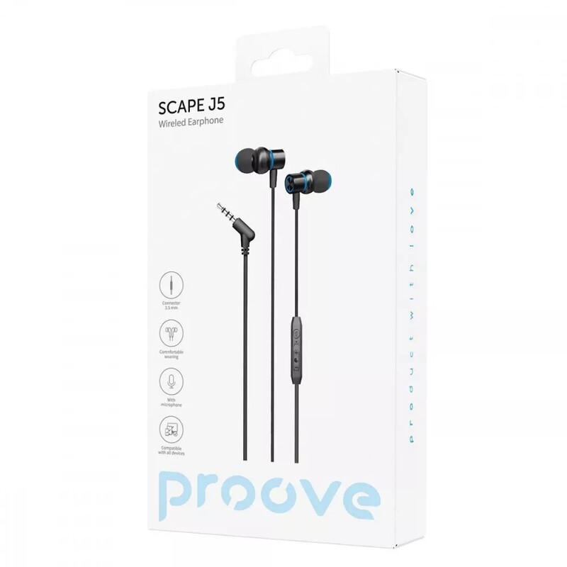 Гарнітура Proove Scape J5 Black (WESJ50000801)