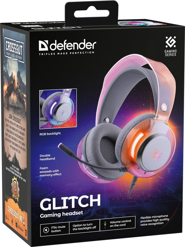 Гарнітура Defender Glitch White (62490)