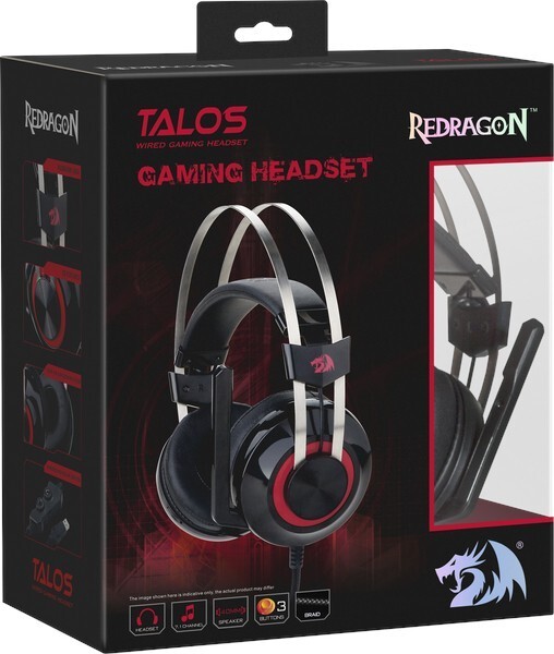 Гарнітура Redragon Talos H601 Black (77692)