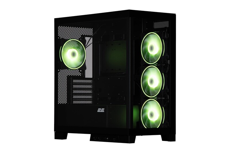 Корпус 2E Gaming Fantom GK701B Black без БП
