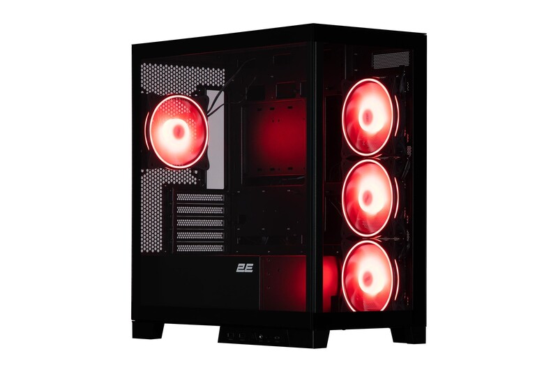Корпус 2E Gaming Fantom GK701B Black без БП