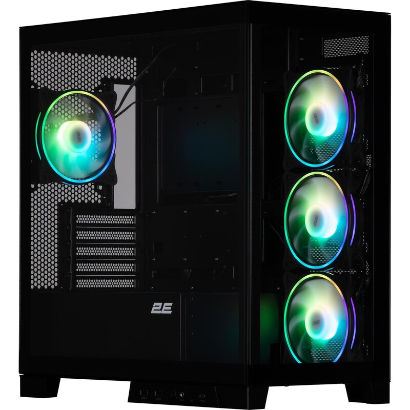 Корпус 2E Gaming Fantom GK701B Black без БП