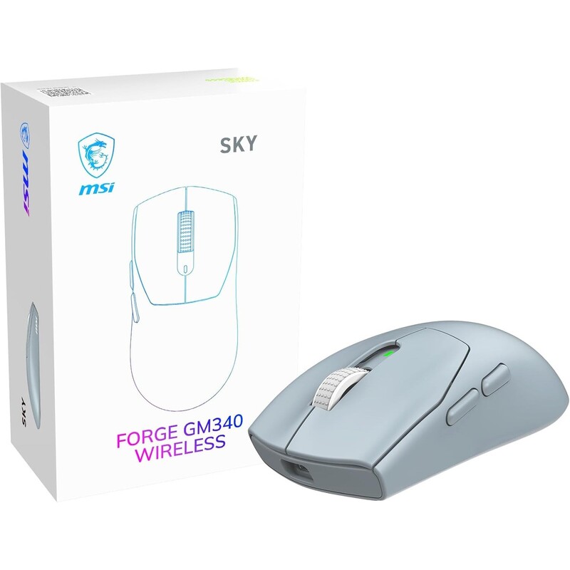 Миша бездротова MSI Forge GM340 Wireless Sky