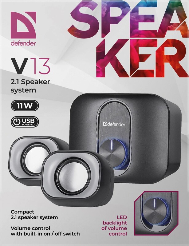 Акустична система Defender V13 Black (65213)