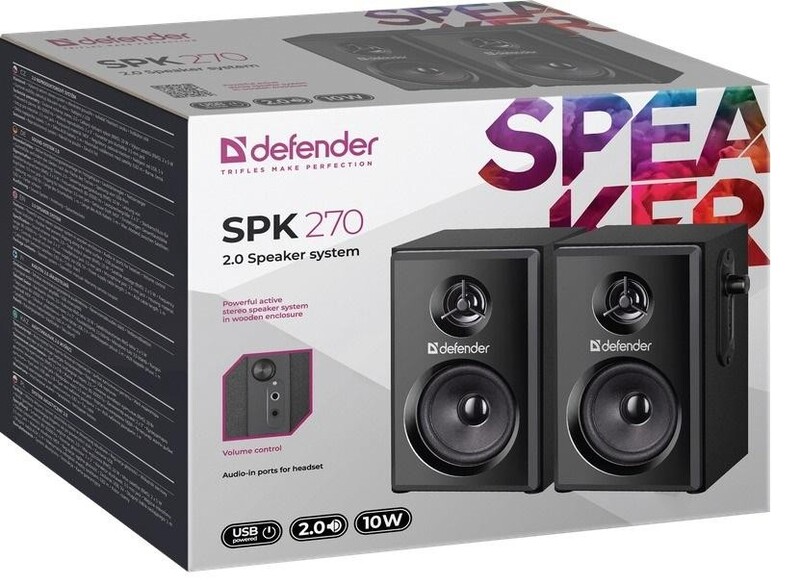 Акустична система Defender SPK-270 Black (65270)