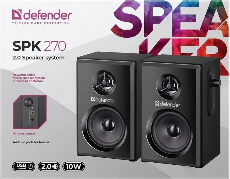 Акустична система Defender SPK-270 Black (65270)