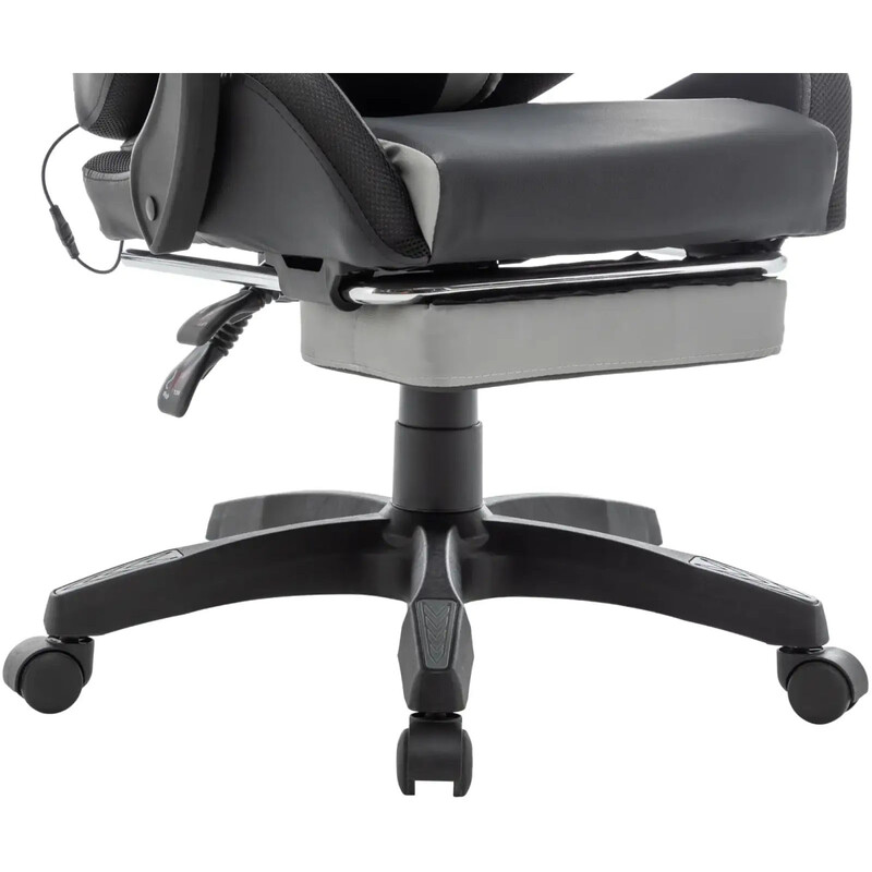 Кресло для геймеров AGN AGN09-25 подсветка RGB Black/Grey