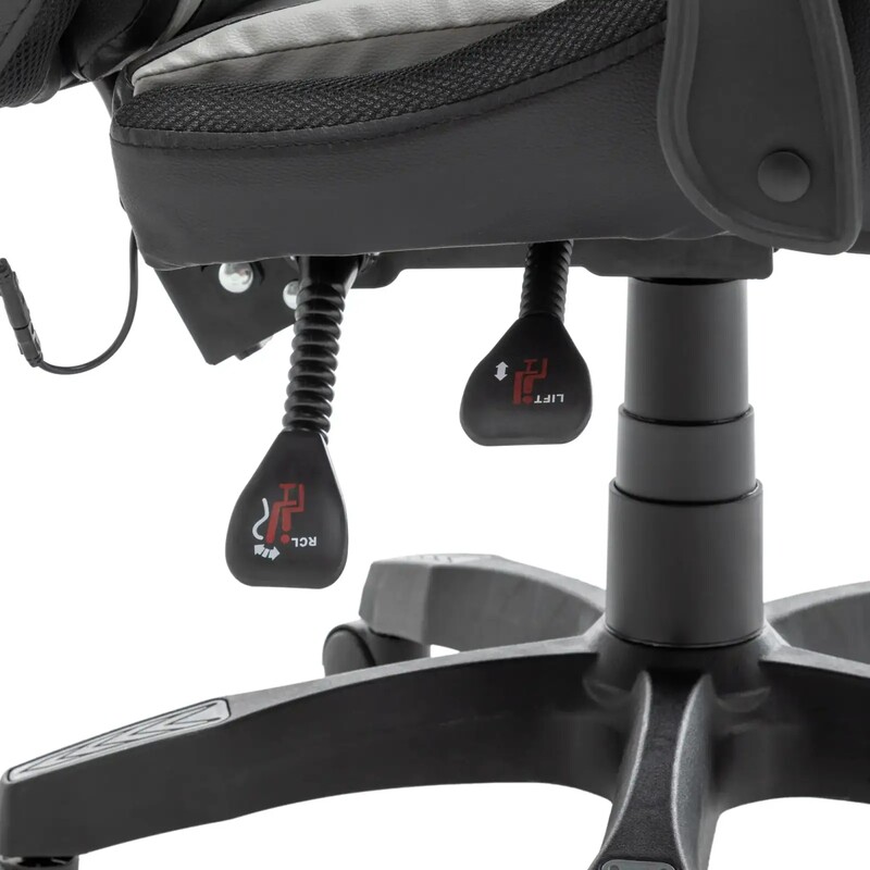 Кресло для геймеров AGN AGN09-25 подсветка RGB Black/Grey