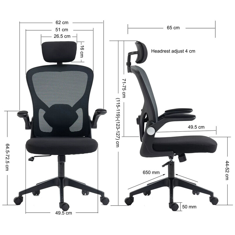 Кресло для геймеров Sandberg ErgoFusion Basic Black (640-97)