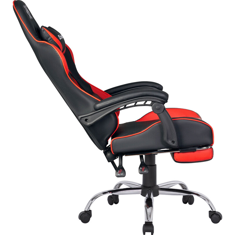 Кресло для геймеров Defender Pilot Black/Red (64354)