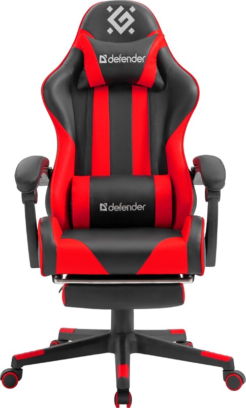 Кресло для геймеров Defender Rock Black/Red (64346)