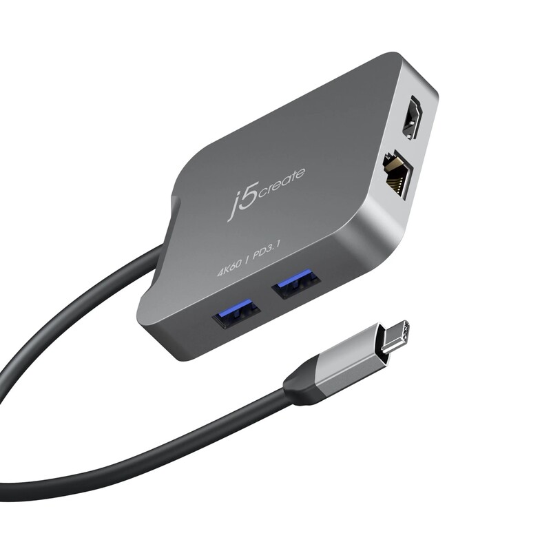 Док-станция J5create USB-C 5-в-1 (JCD3191-N)