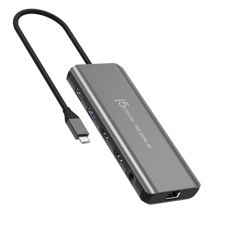 Док-станція J5create USB-C 5-в-1 (JCD398-N)