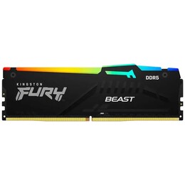 Модуль пам`яті DDR5 8GB/6000 Kingston FURY Beast RGB EXPO Black (KF560C30BBEA-8)