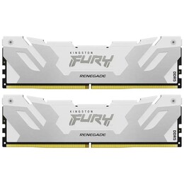 Модуль пам`яті DDR5 2x32GB/6400 Kingston FURY Renegade White XMP (KF564C32RWK2-64)
