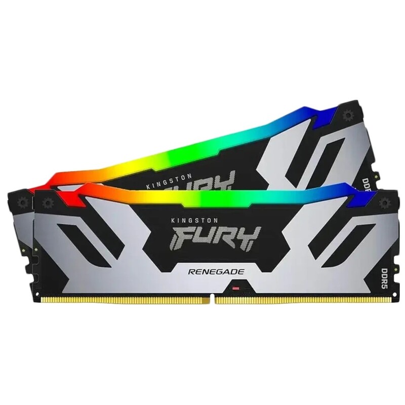 Модуль пам`яті DDR5 2x16GB/7200 Kingston FURY Renegade RGB White XMP (KF572C38RWAK2-32)