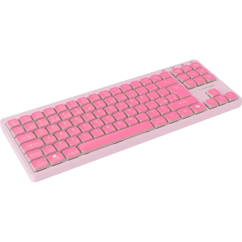Клавіатура Canyon OnType 10 Pink (CNS-HKB10P)