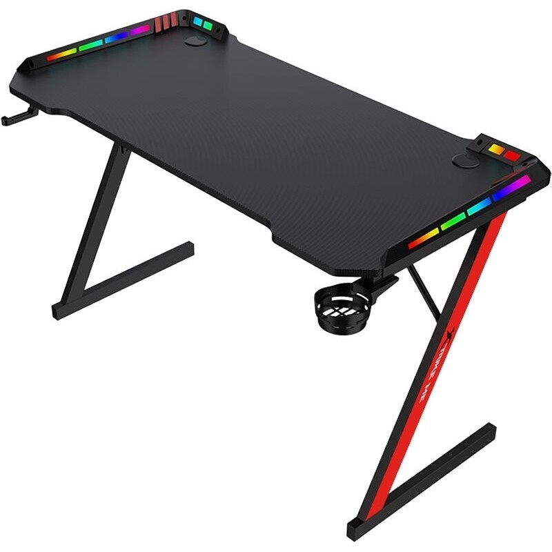 Геймерський стіл Xtrike Me Gaming Desk RGB Llight Black (DK-05)