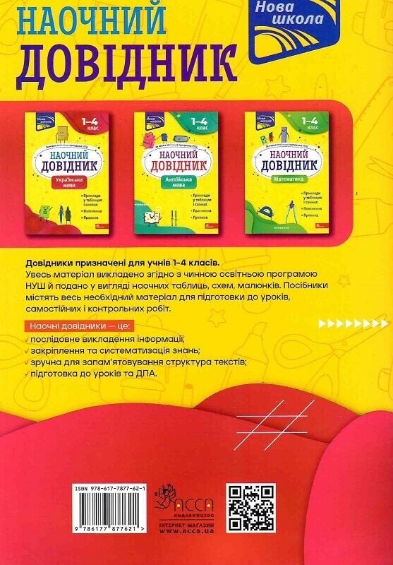 Наочні довідники. 1-4 клас. Комплект із 3-х зошитів
