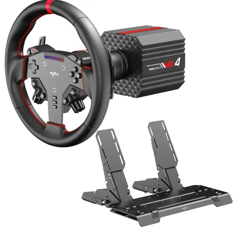 Руль и педали PXN VD4 Black (PXN-VD4 Bundle EU)