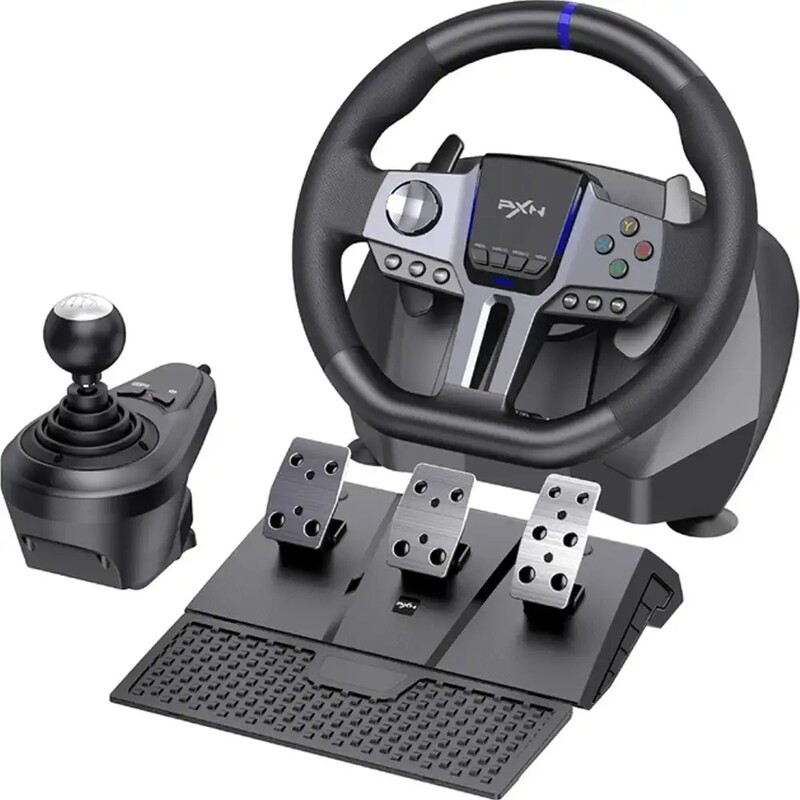 Руль и педали, коробка передач PXN V9 GEN2 Black (PXN-V9GEN2)