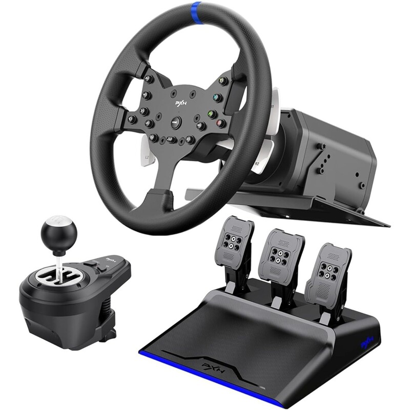 Руль и педали, коробка передач PXN V99 Black (PXN-V99 EU)