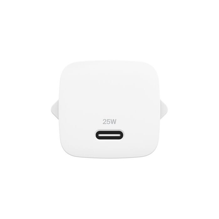 Сетевое зарядное устройство Belkin BoostCharge USB-C Wall Charger 25W + USB-C 1 м White (WCA012KQ1MWH-B6)