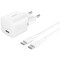 Фото - Сетевое зарядное устройство Belkin BoostCharge USB-C Wall Charger 25W + USB-C 1 м White (WCA012KQ1MWH-B6) | click.ua