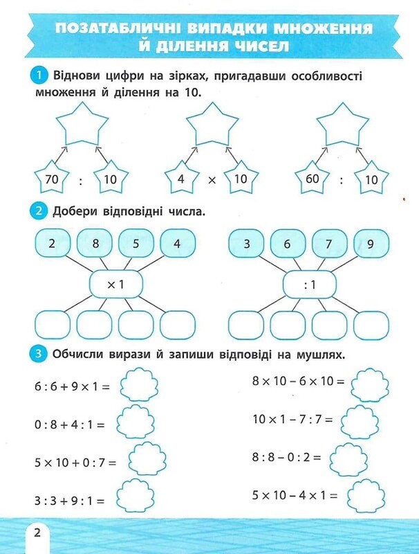 Тренажер-навчалочка. 3-4 клас. Комплект із 2-х штук / Альона Леонідова