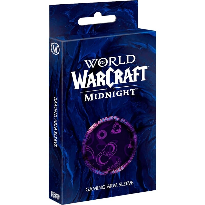 Геймерський рукав Blizzard Entertainment World of Warcraft Midnight Limited Edition L Black/Purple (FWOWSLEEVMGHT260L)