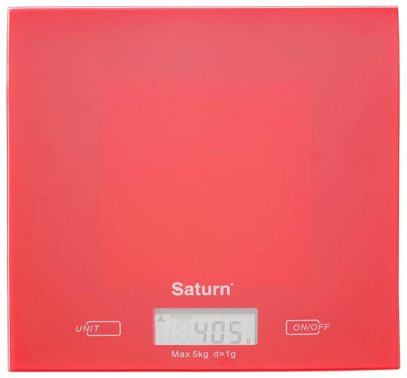 Ваги кухонні Saturn ST-KS7810 Red