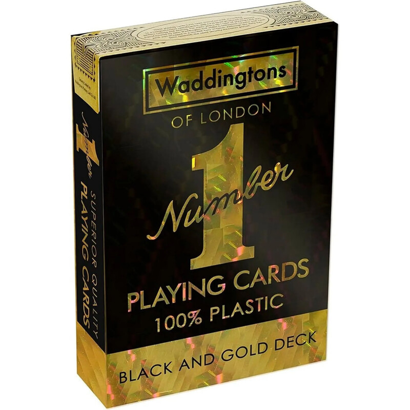 Игральные карты Winning Moves Black and Gold Waddingtons No.1 (WM00755-EN1-12)
