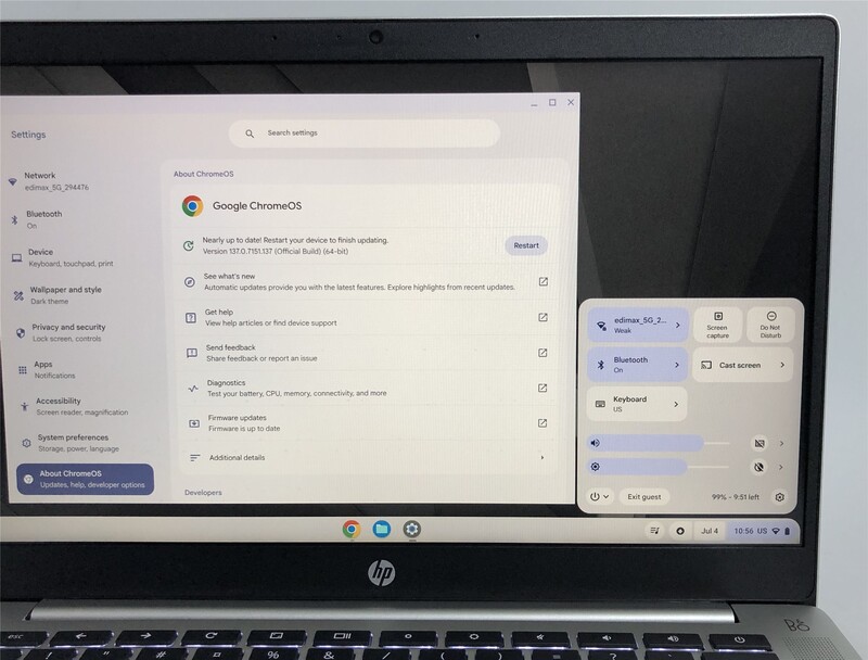 Ноутбук HP Pro c640 G2 Chromebook / 14" FullHD IPS / i3-1115G4 / 8GB / 256GB SSD / ChromeOS - Б/в
