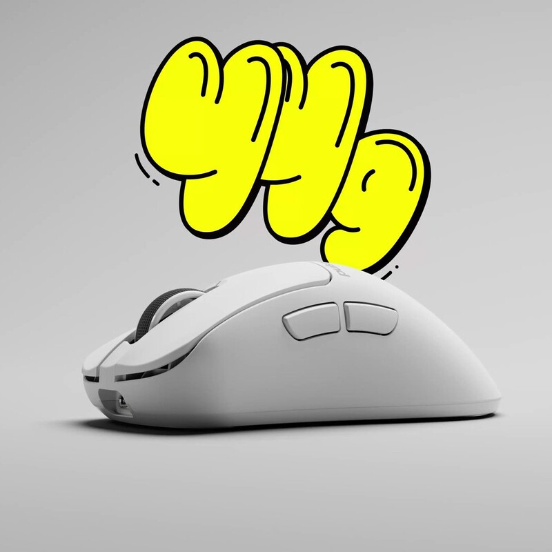 Мышь беспроводная Pulsar Xlite CrazyLight Medium Uyuni White (PXLCL202)