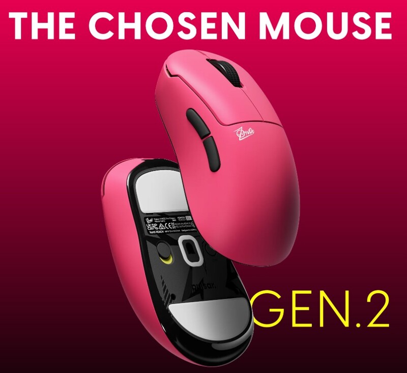Миша бездротова Pulsar ZywOo The Chosen Gen.2 Medium Pink (PZWG223)